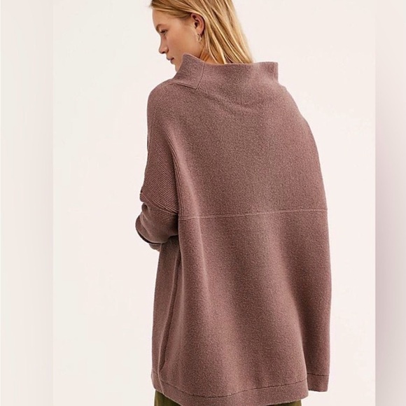 Free People Ottoman Slouchy L Tunic Nutmeg - Picture 4 of 10